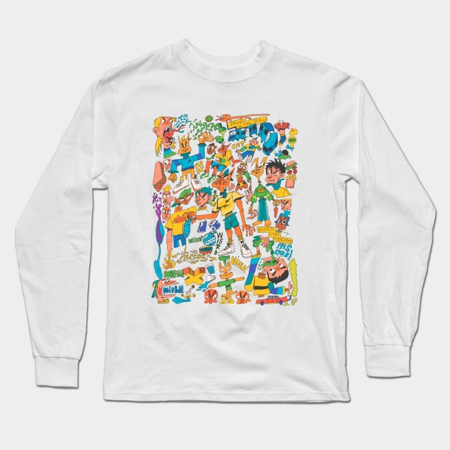 Wierd Long Sleeve T-Shirt by Steven Pascoe